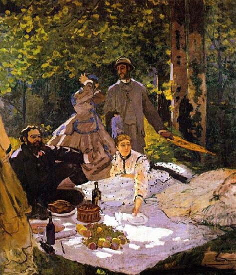Le dejeuner sur lherbe, Claude Monet